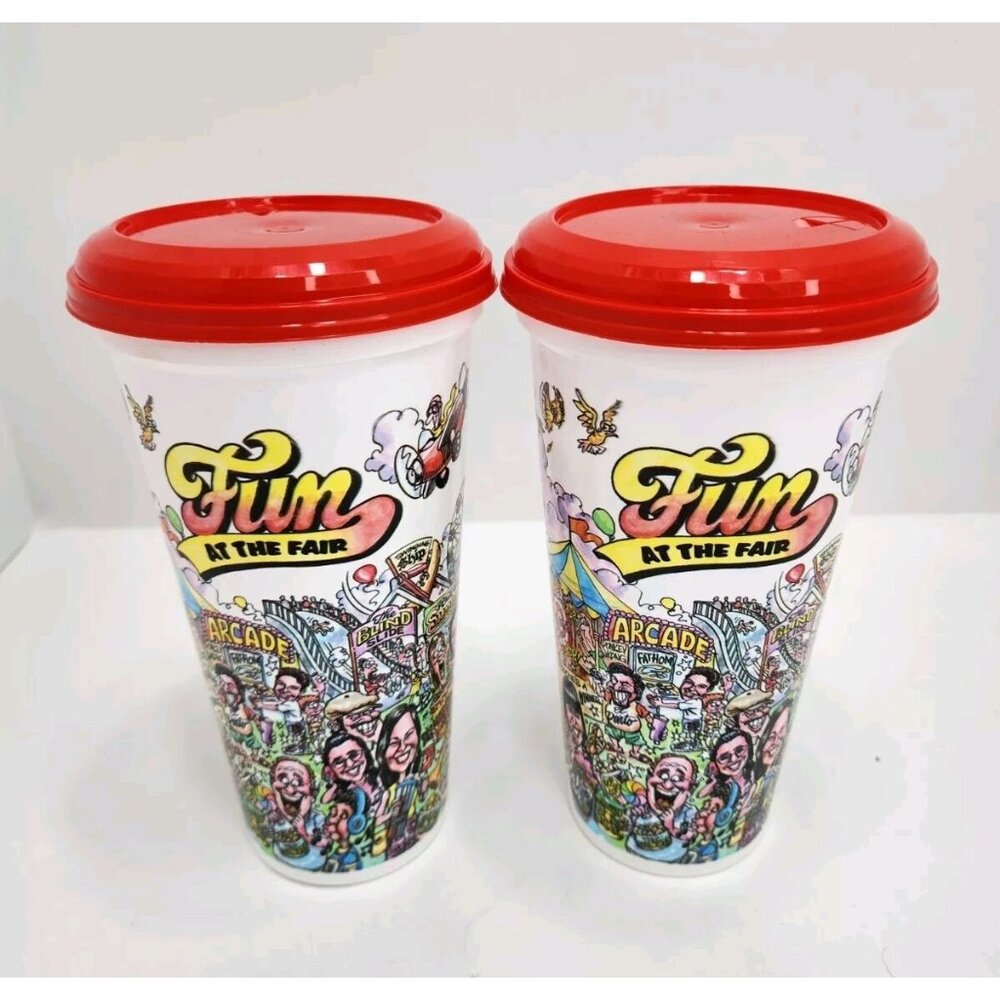 Fun at the Fair Berk Cup Plastic 32oz‎ County State Fair Souvenir